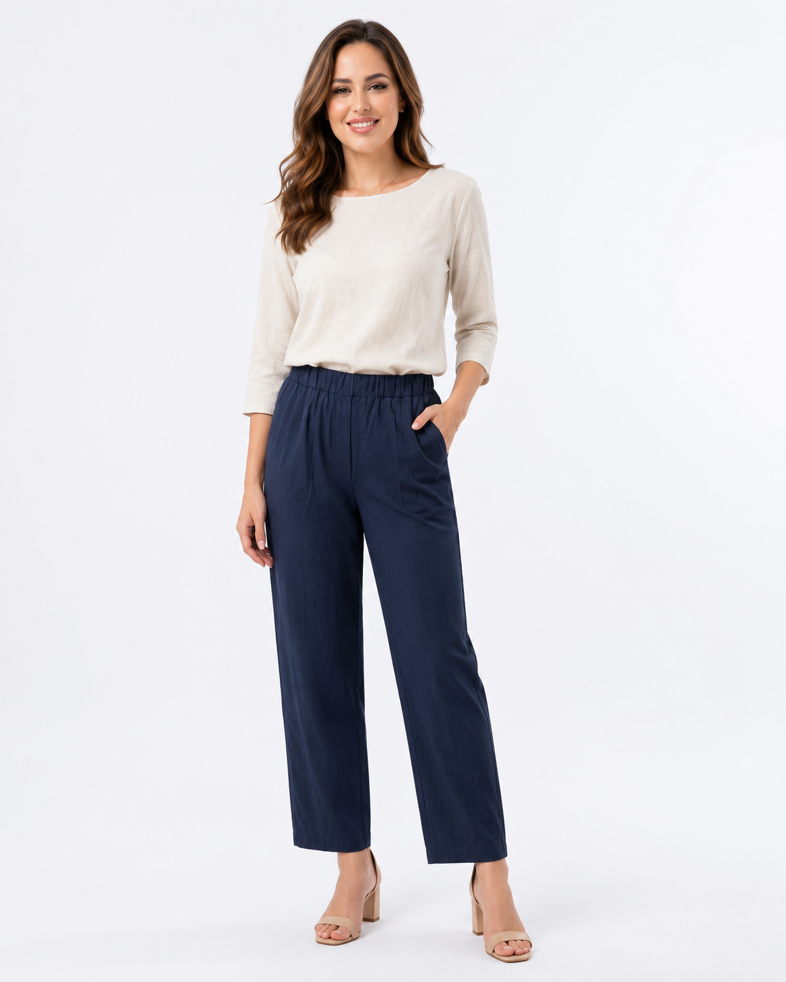 Pantalone con variante di colore