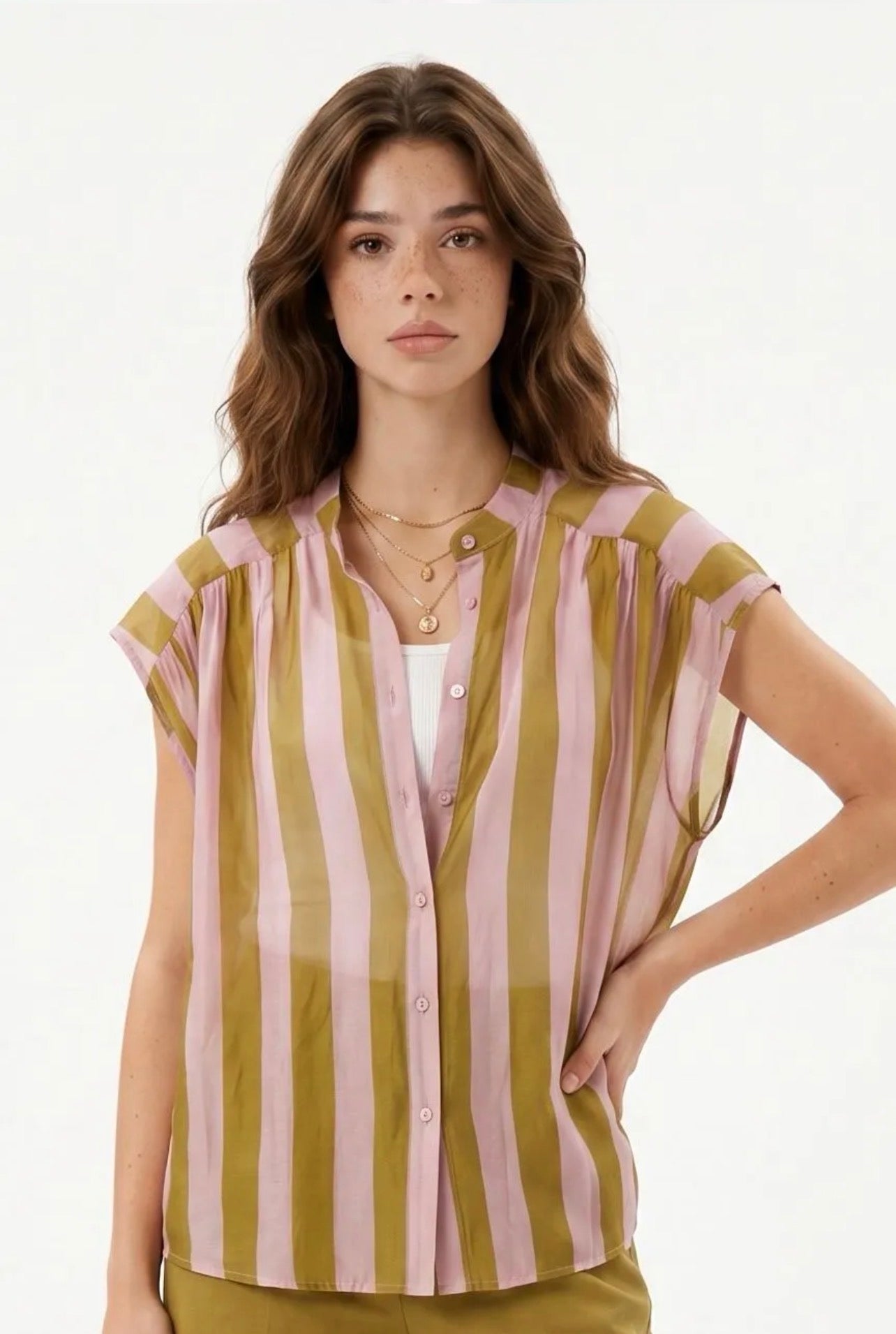 Camicia con Variate di Colore