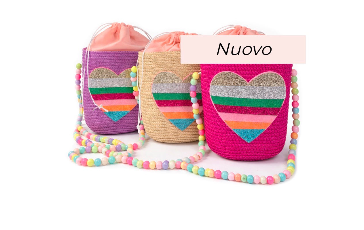 BORSETTA “CANDY LOVE” IN PAGLIA
