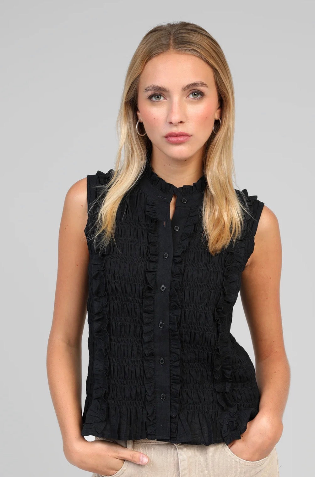 Blusa con Variante di Colore