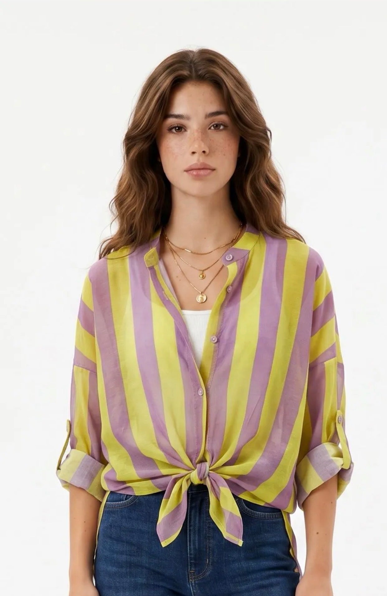 Camicia con Variante di Colore