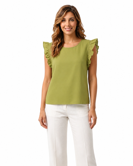 Blusa con variante di colore