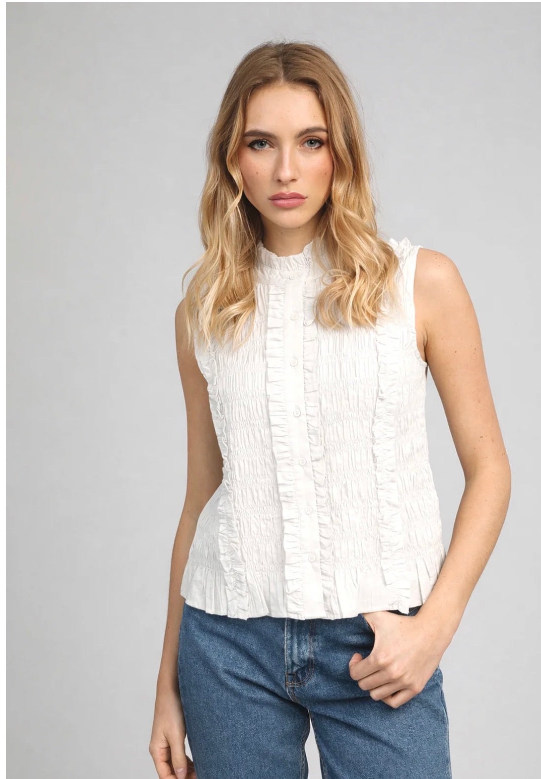 Blusa con Variante di Colore