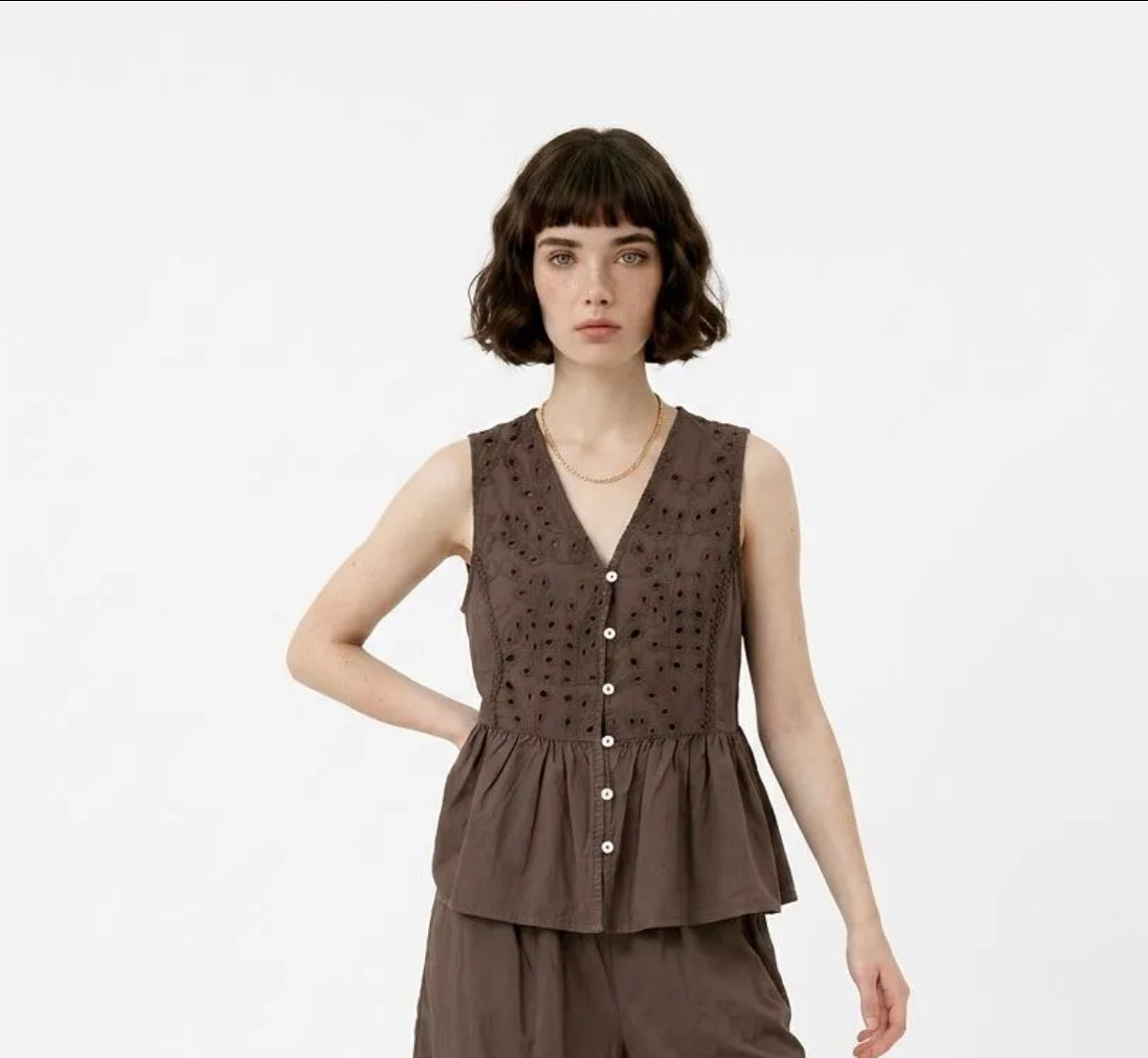 Blusa con variante di colore