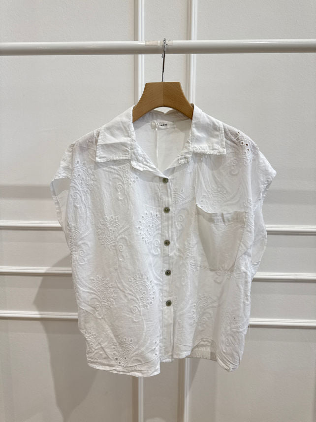 Blusa con Variante di Colore