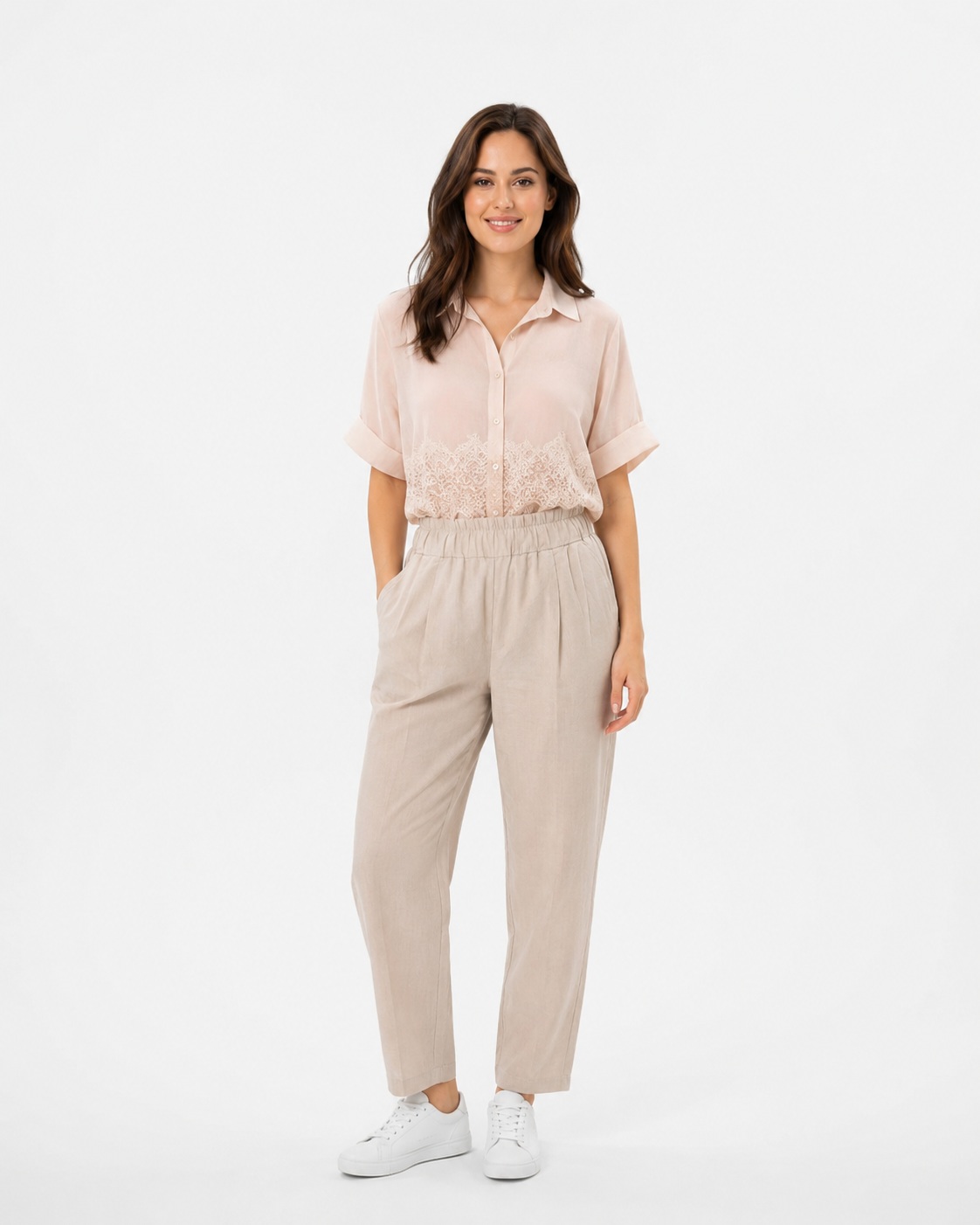 Pantalone con variante di colore