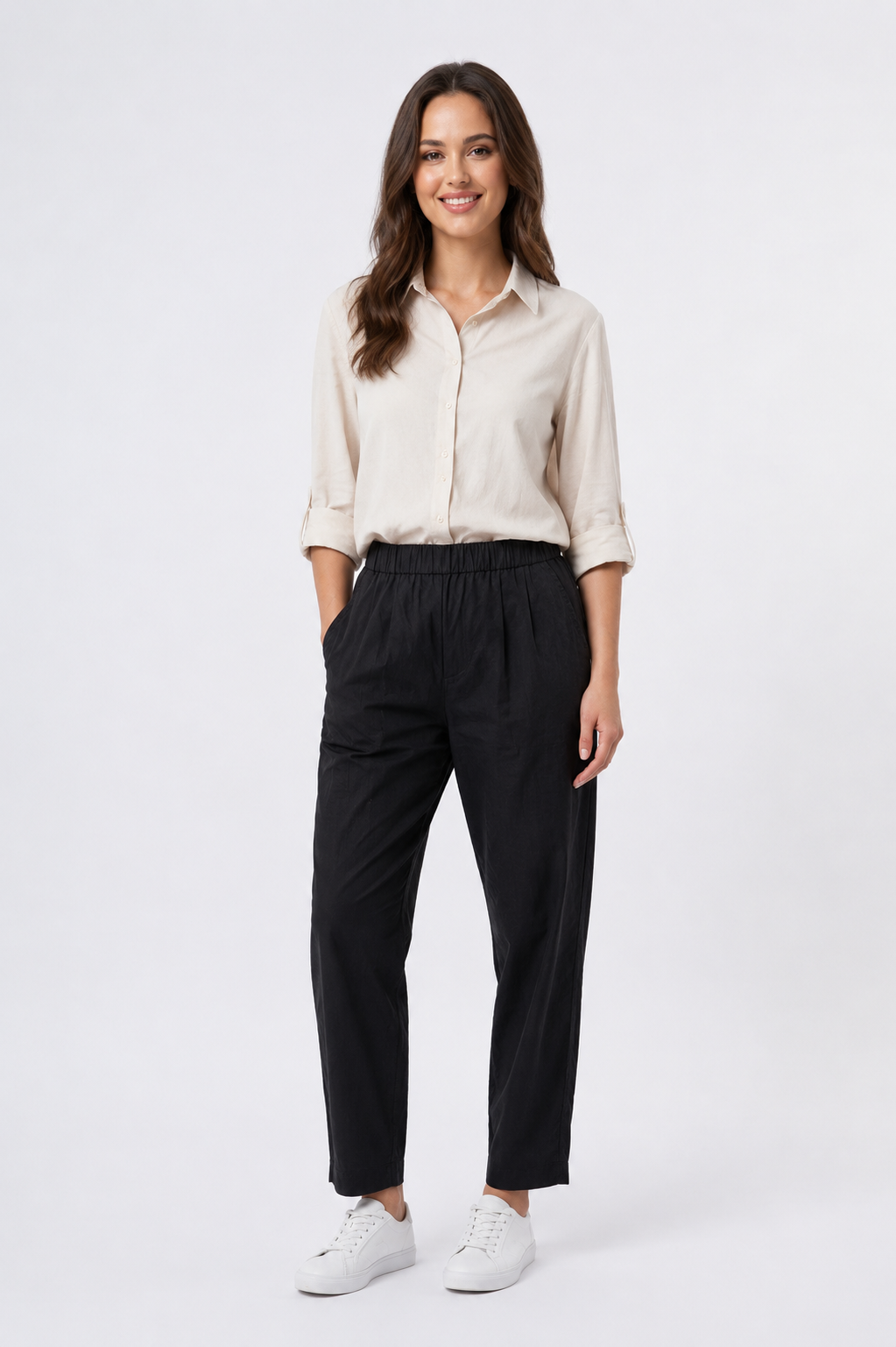 Pantalone con variante di colore