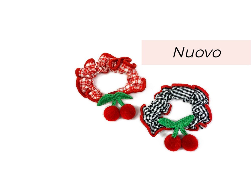 SCRUNCHIES “COUNTRY CHERRY”