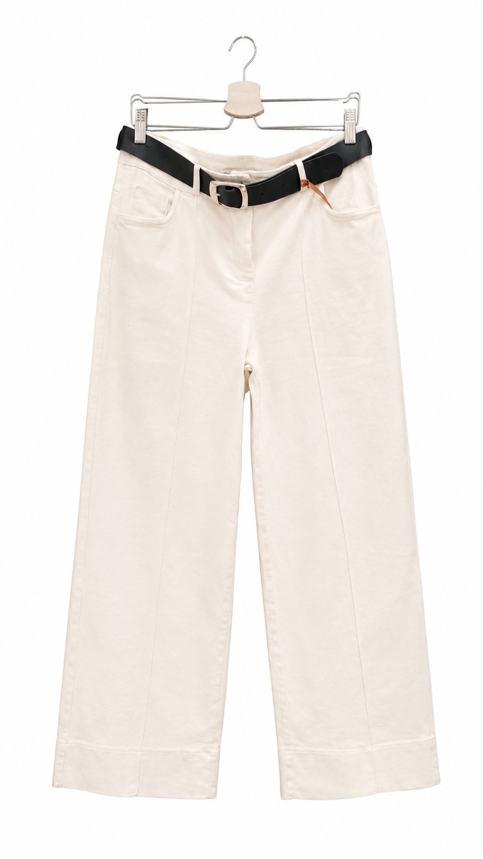 Pantalone Wide Leg Belt