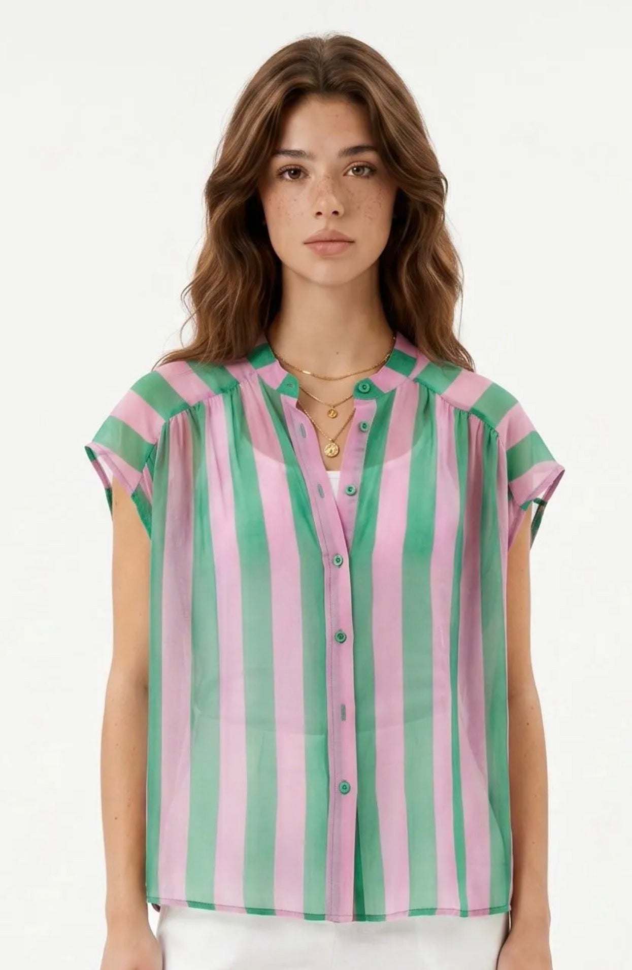 Camicia con Variate di Colore