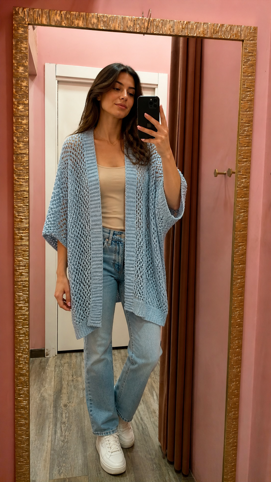 Cardigan in Lurex