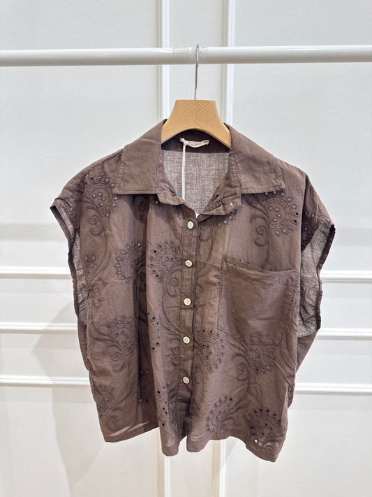 Blusa con Variante di Colore