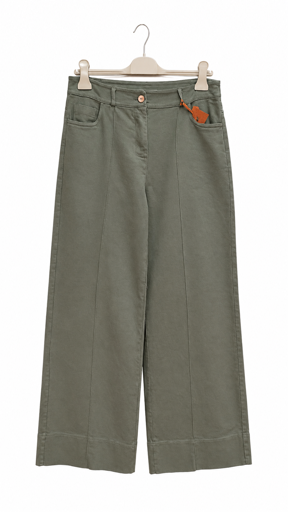 Pantalone Wide Leg Belt