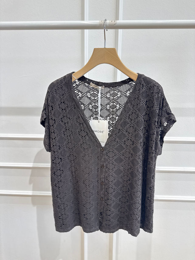 Cardigan con Variante di Colore