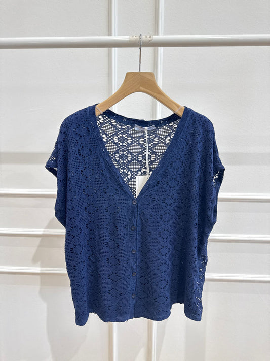 Cardigan con Variante di Colore