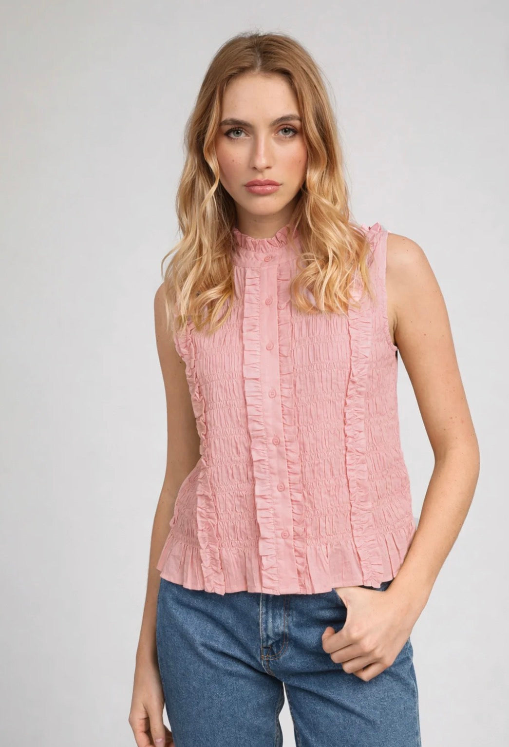 Blusa con Variante di Colore